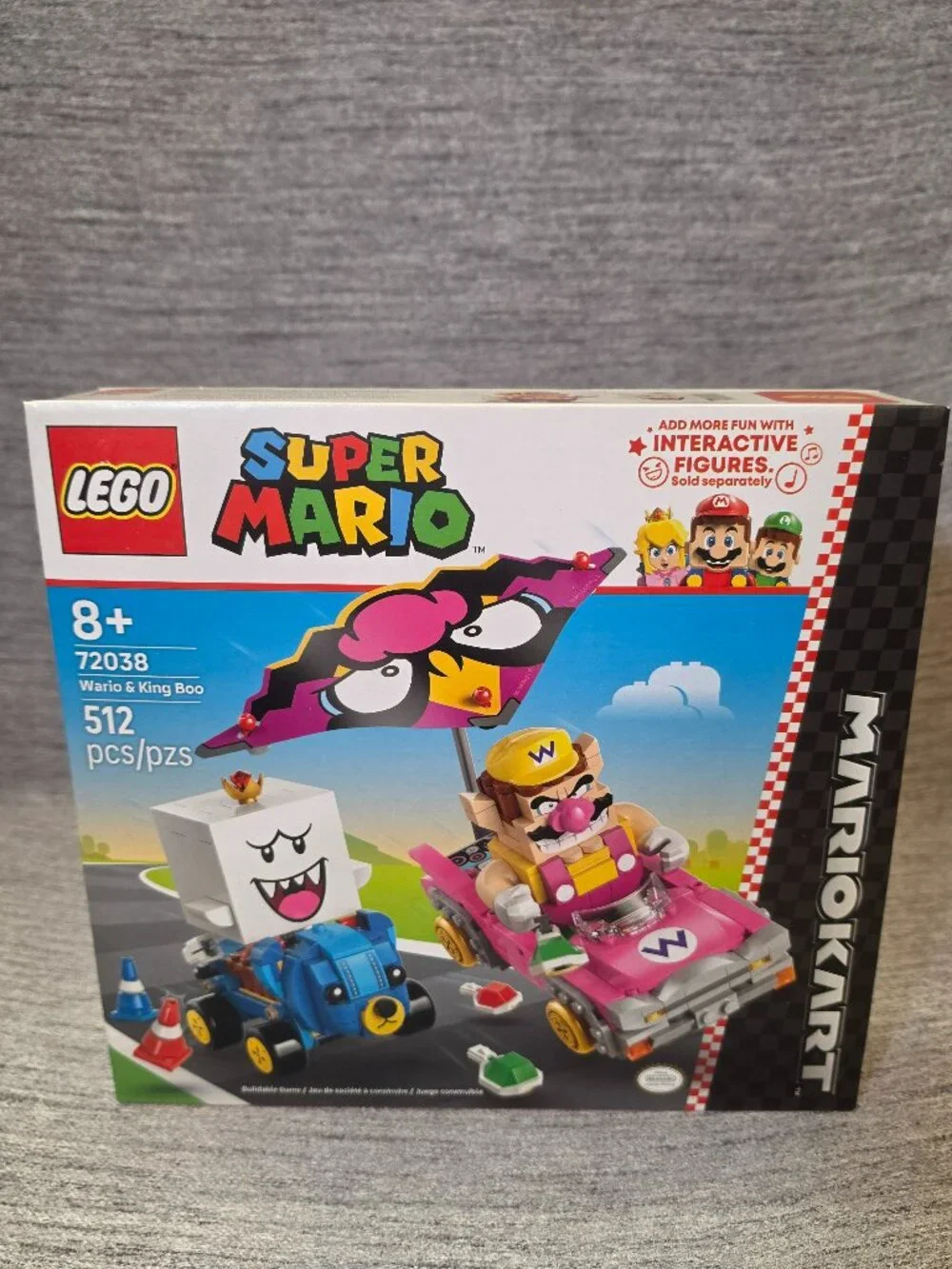Lego Super Mario Mario Kart– Wario & King Boo 72038